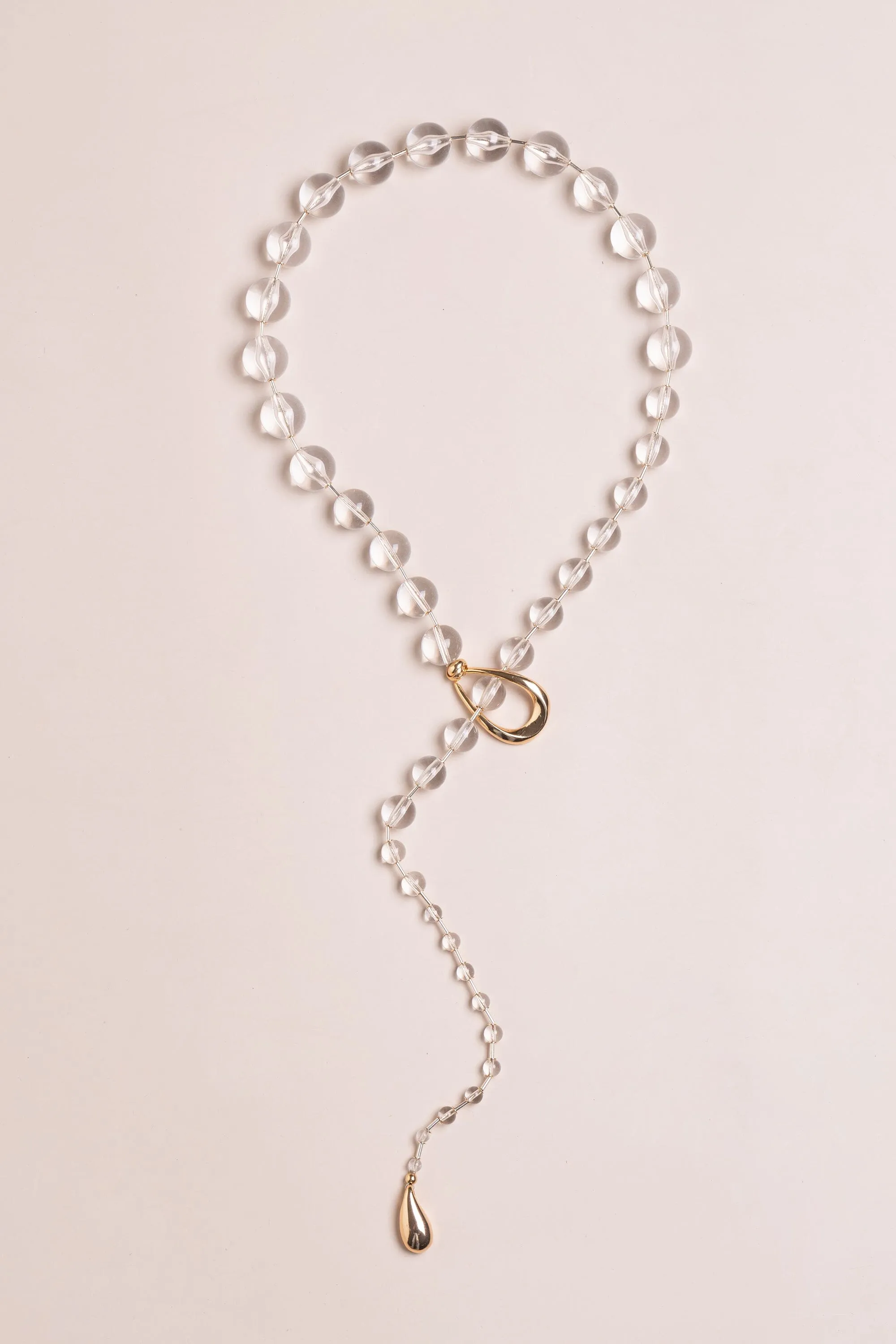 Cascading Crystal Ball Necklace