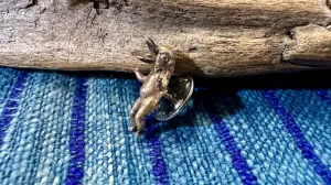 Cast Bronze Pin by Allegory Gallery — Chimera Baby