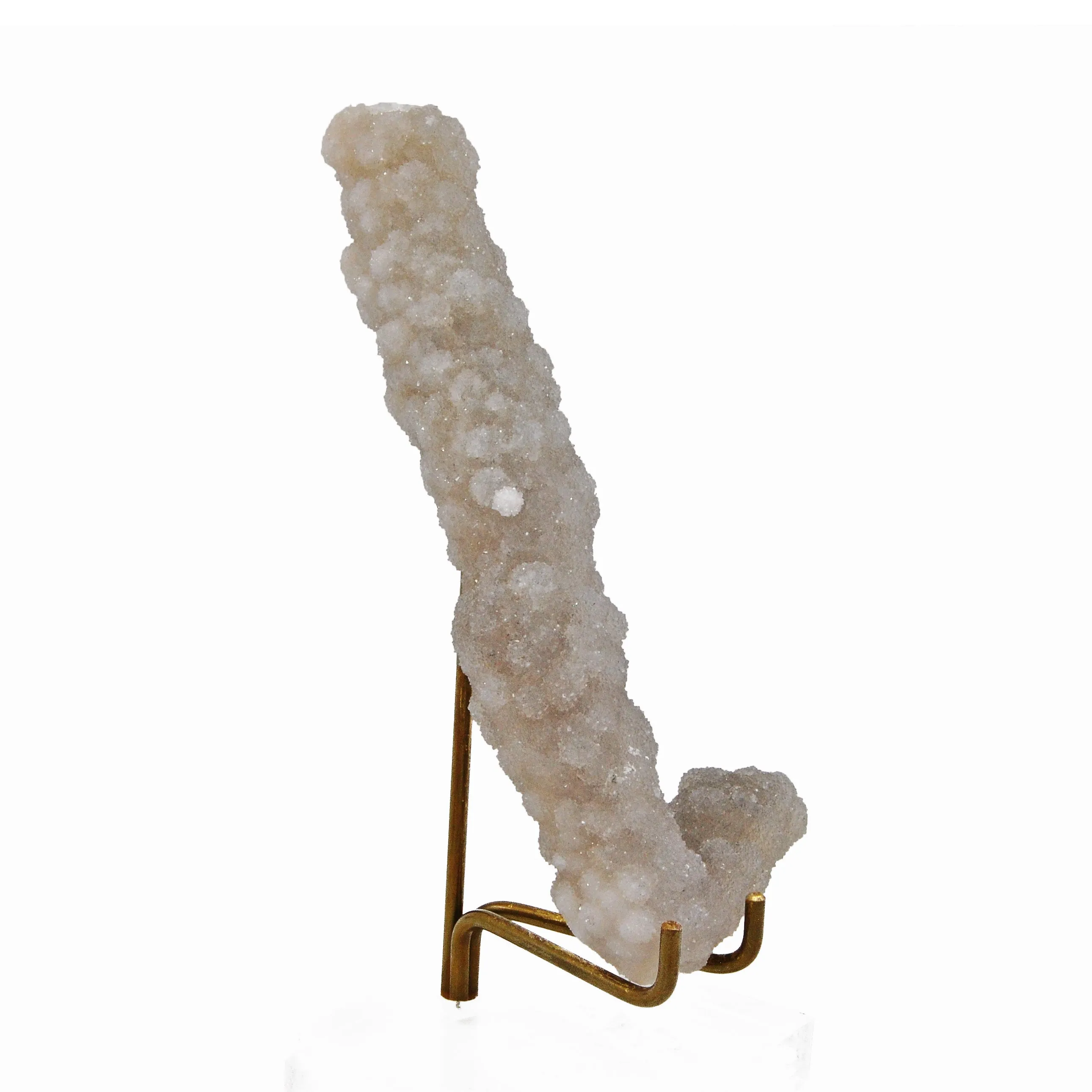 Chalcedony Stalactite Natural Crystal Specimen- India