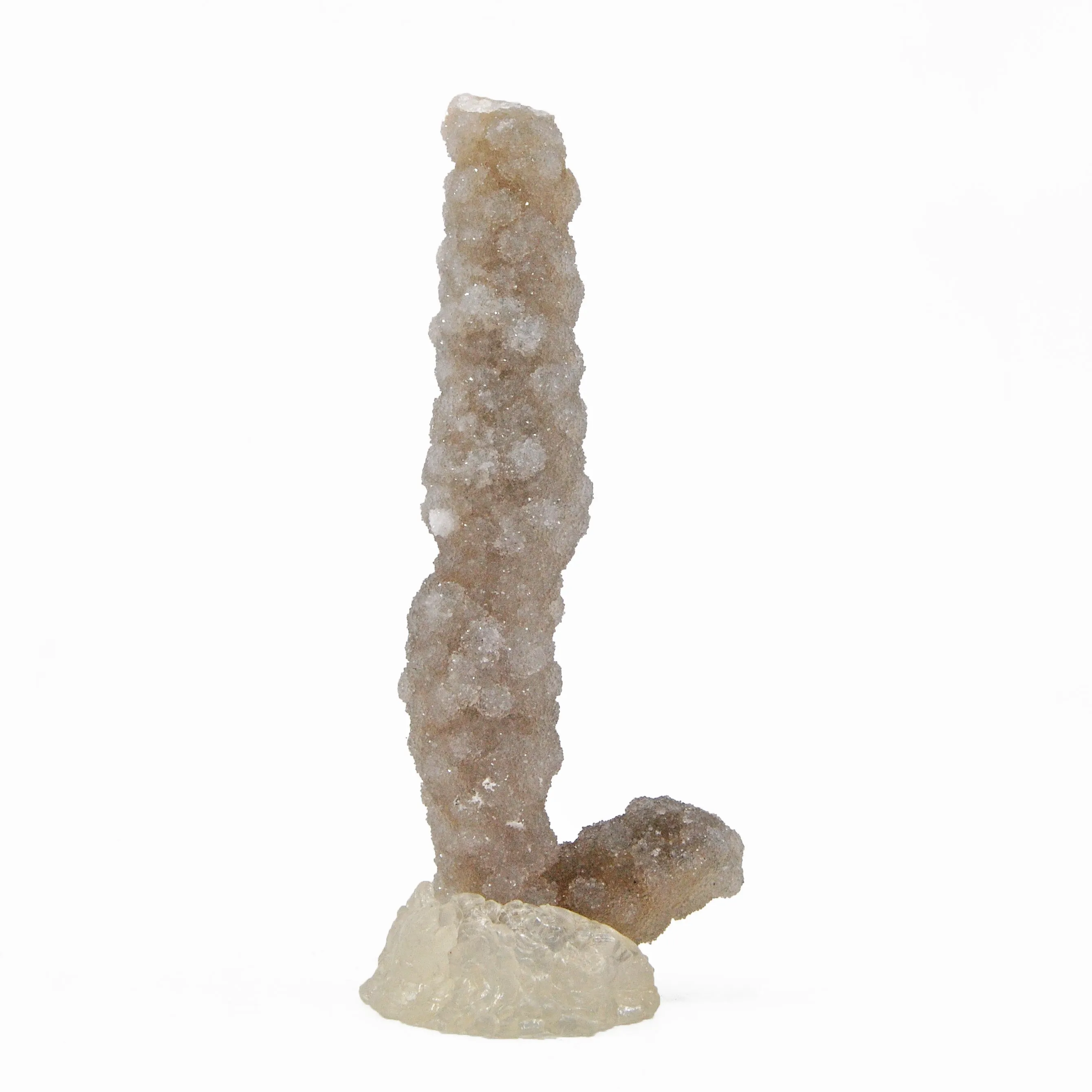 Chalcedony Stalactite Natural Crystal Specimen- India