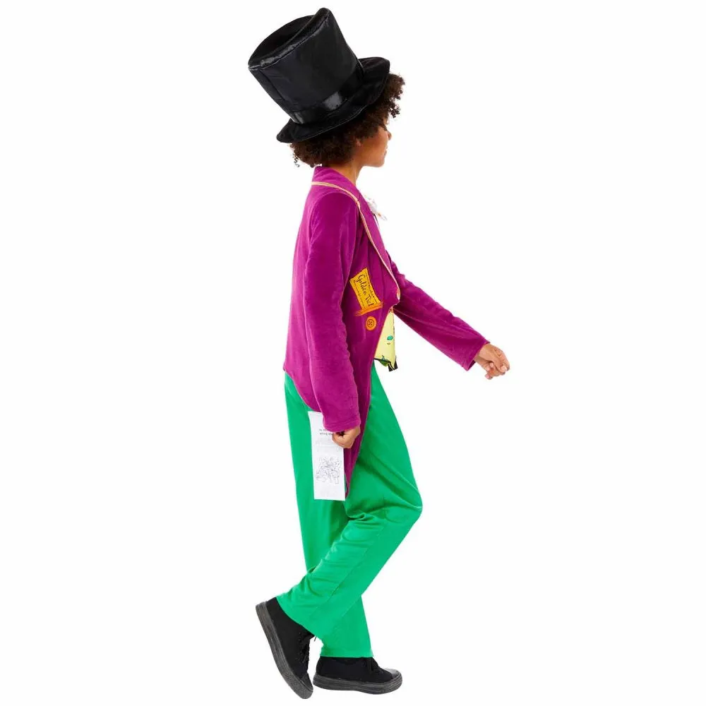Charlie and The Chocolate Factory Willy Wonka Boys Costume