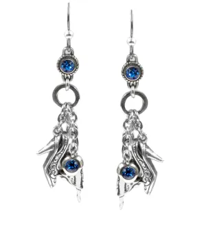 Christmas Earrings Charms, Twelve Days of Christmas, 9 Ladies Dancing