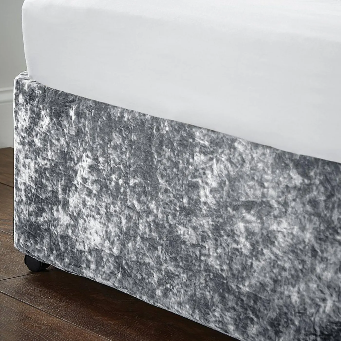 CL Crushed Velvet Divan Base Wrap