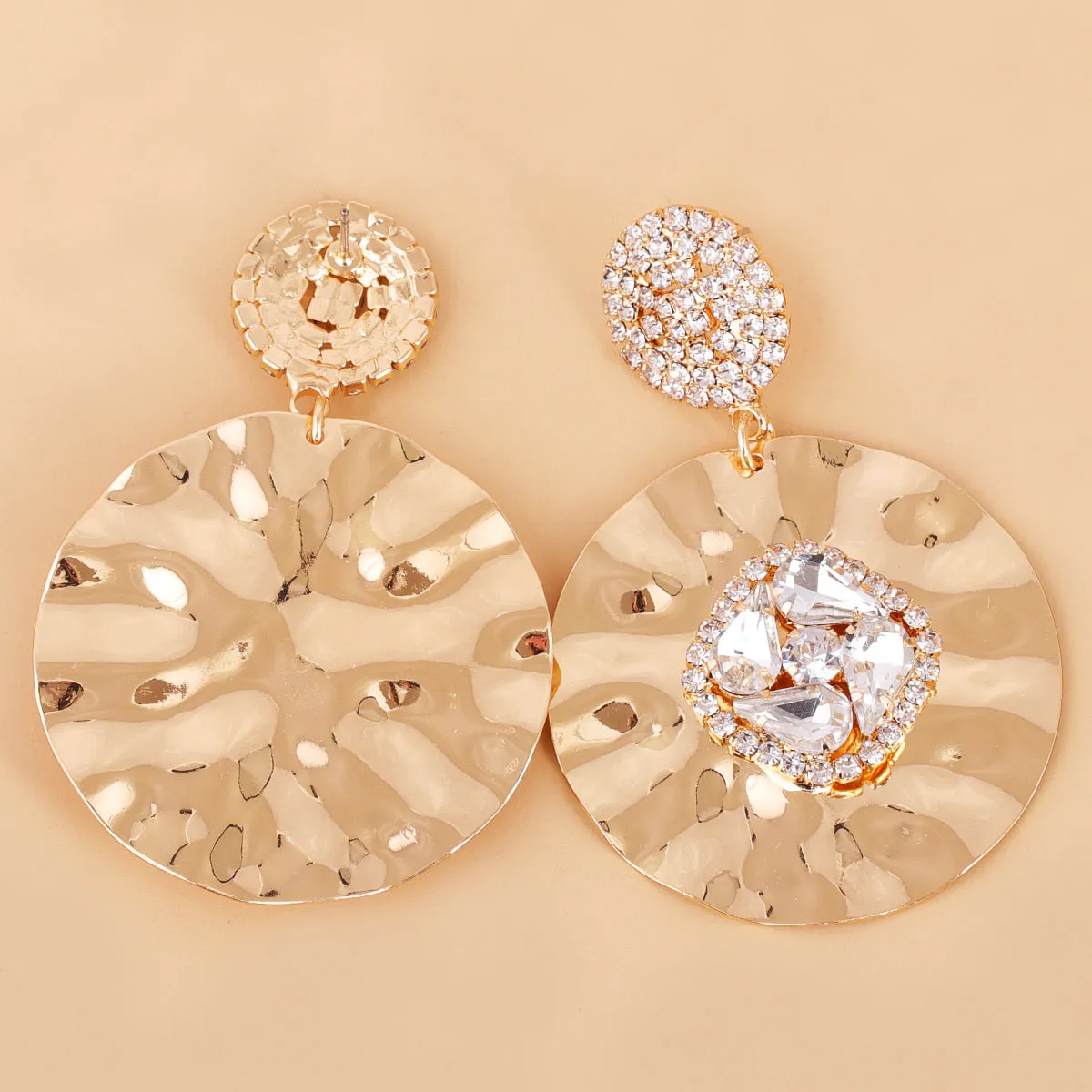 Clear Cubic Zirconia & Crystal 18K Gold-Plated Drop Earrings
