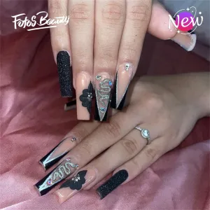 Coffin Black Mystical Silver Snake