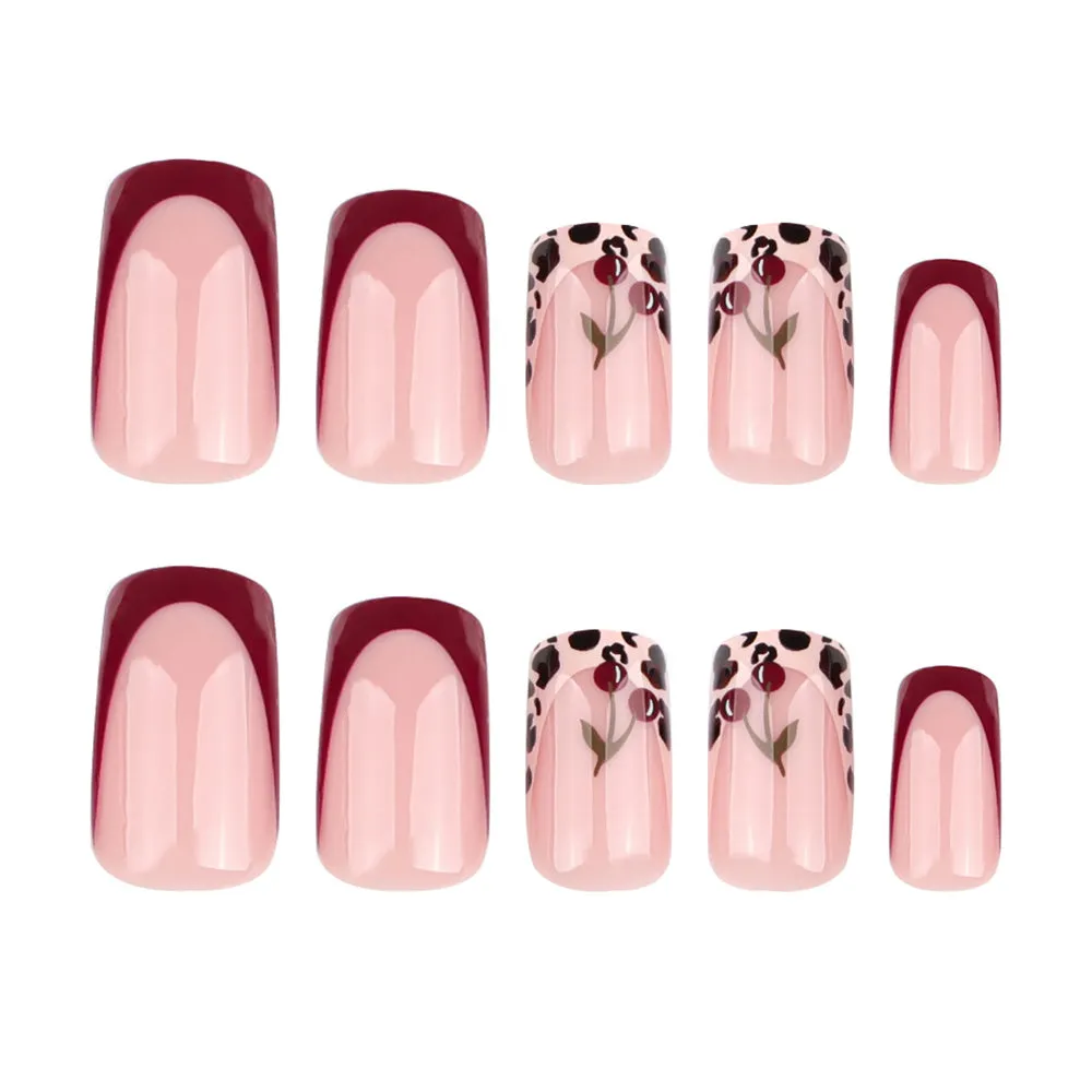 Coffin French Leopard Cherry