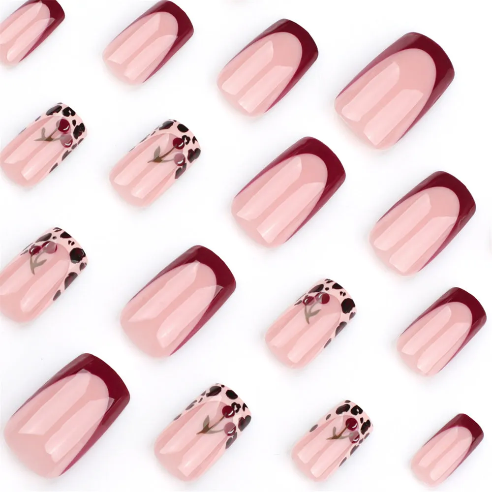 Coffin French Leopard Cherry