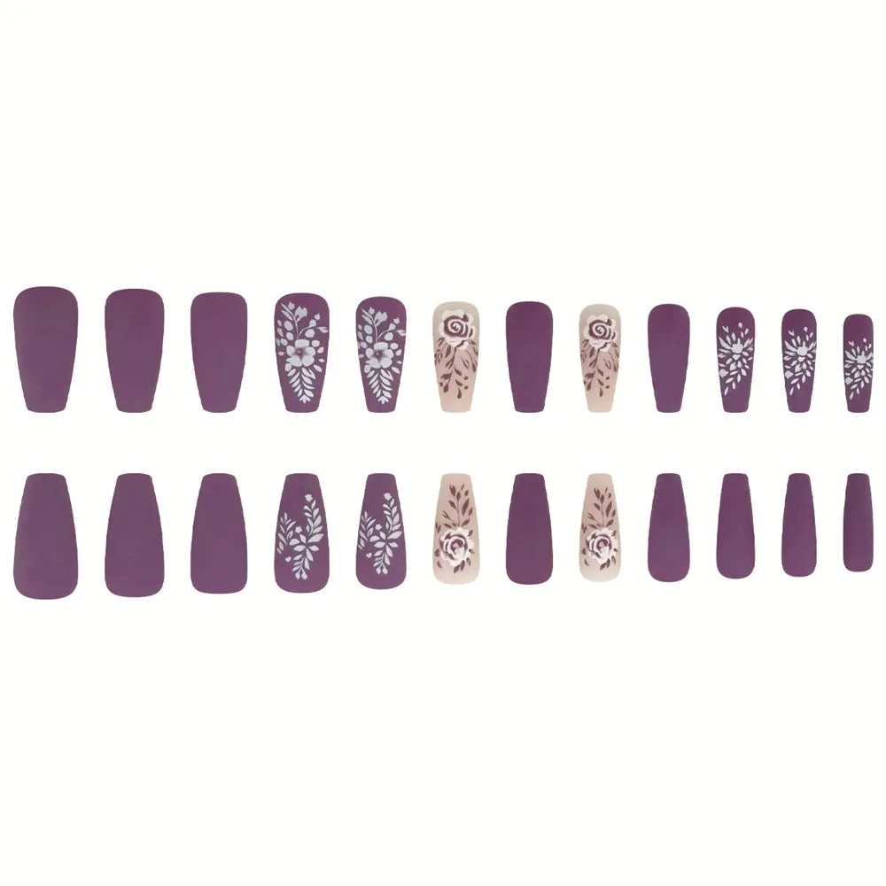 Coffin Romantic Violet Matte Purple