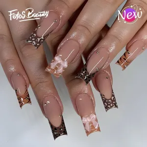 Coffin Spicy Leopard Bow Diamond