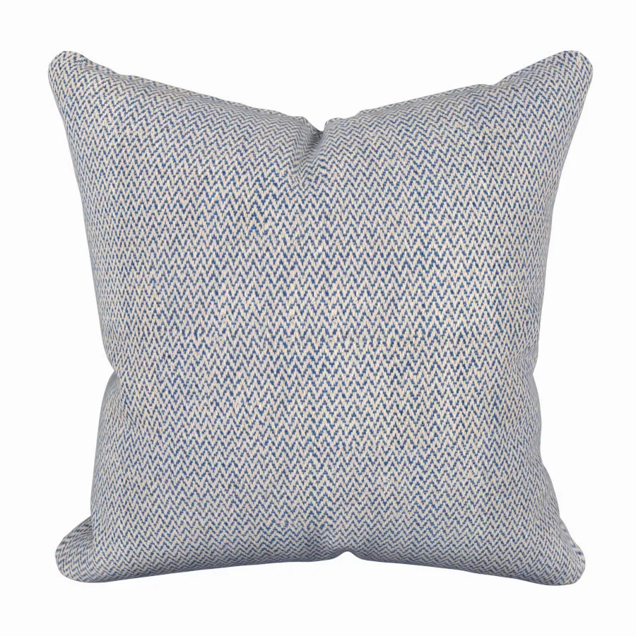 Commune Inverness Herringbone in Iceberg Pillow