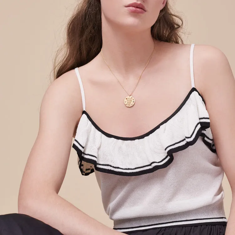 Constellation Gemini Zodiac Sign Pendant Necklace
