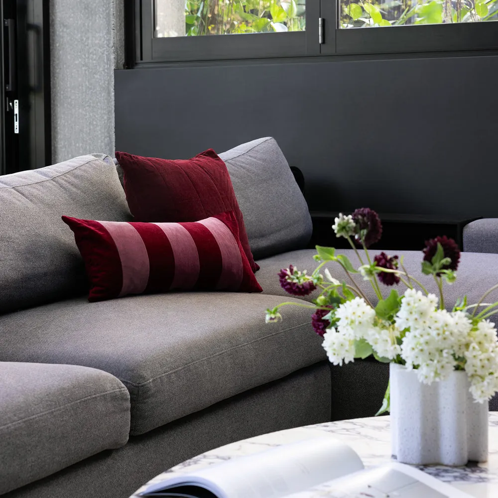 Cooper Rectangle Cushion - Berry