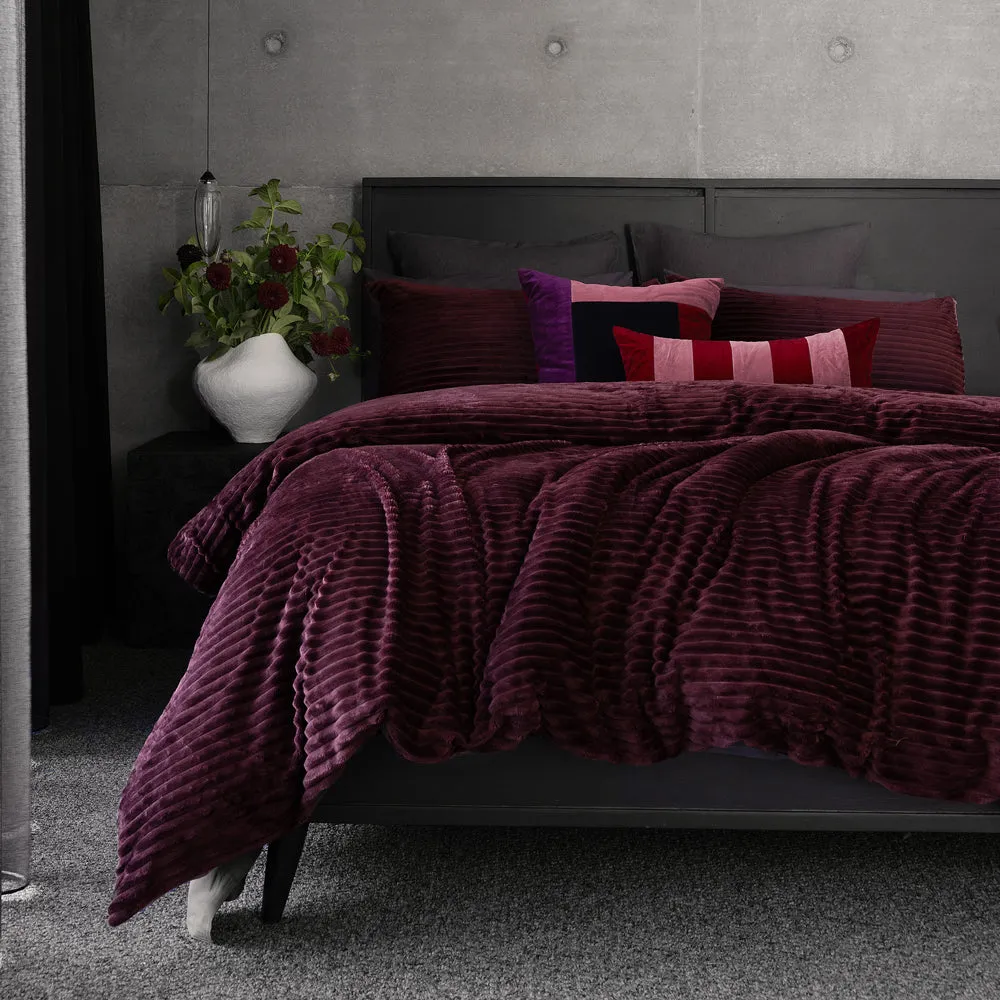 Cooper Rectangle Cushion - Berry