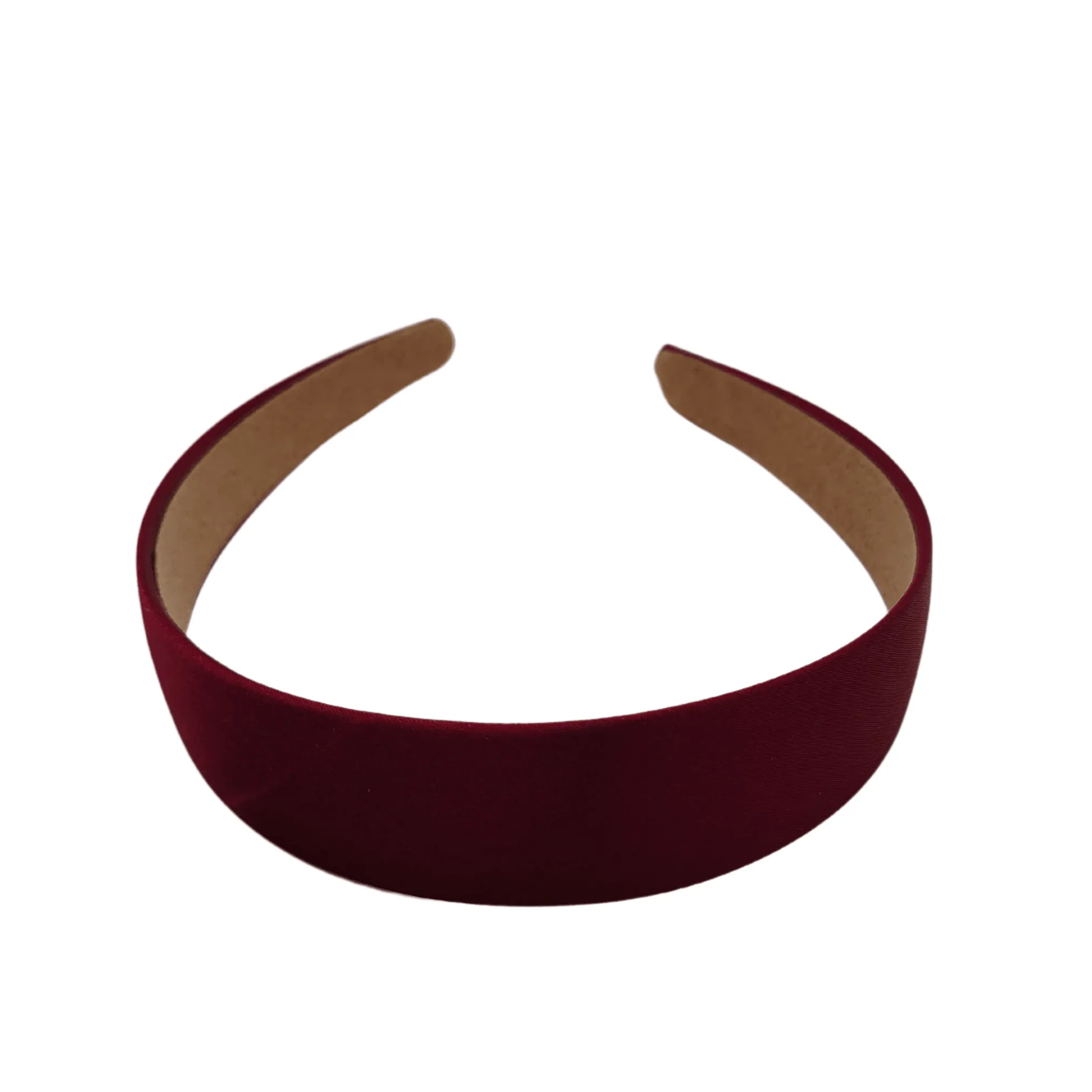 Cranberry Satin Headband