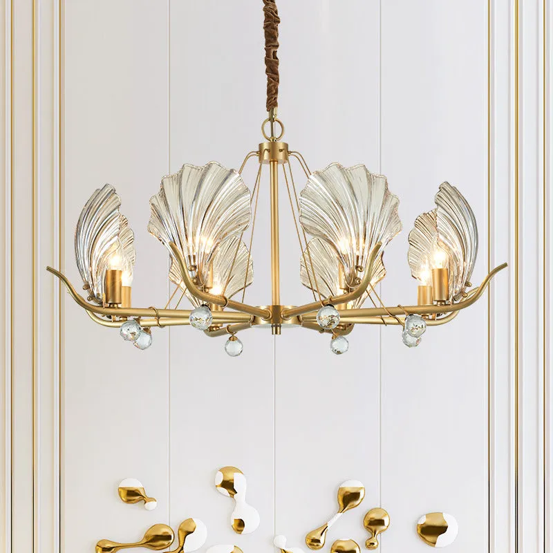 Crystal Shell Chandelier