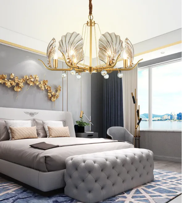 Crystal Shell Chandelier