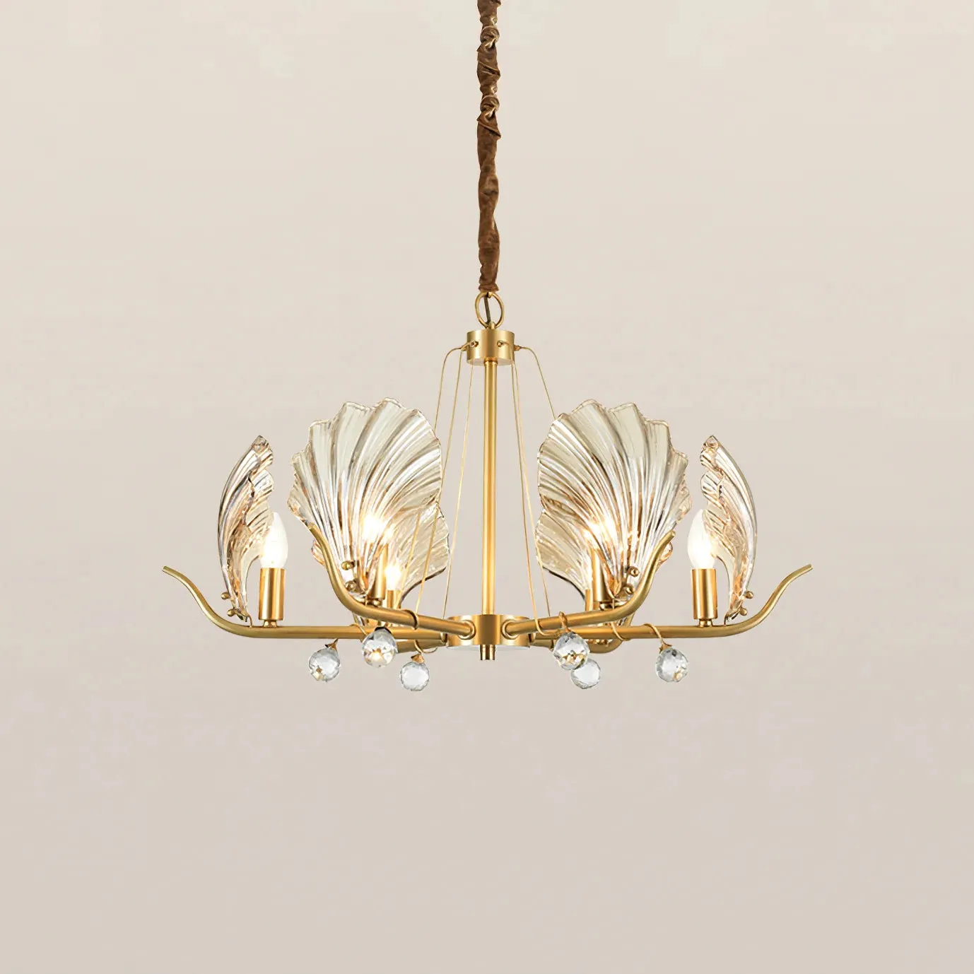 Crystal Shell Chandelier