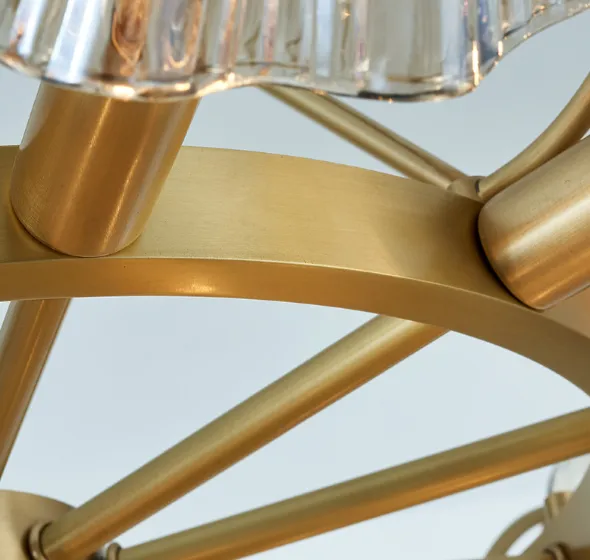 Crystal Shell Chandelier