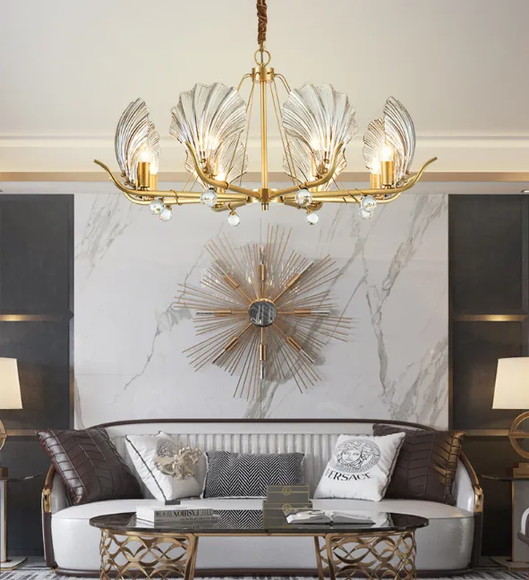 Crystal Shell Chandelier