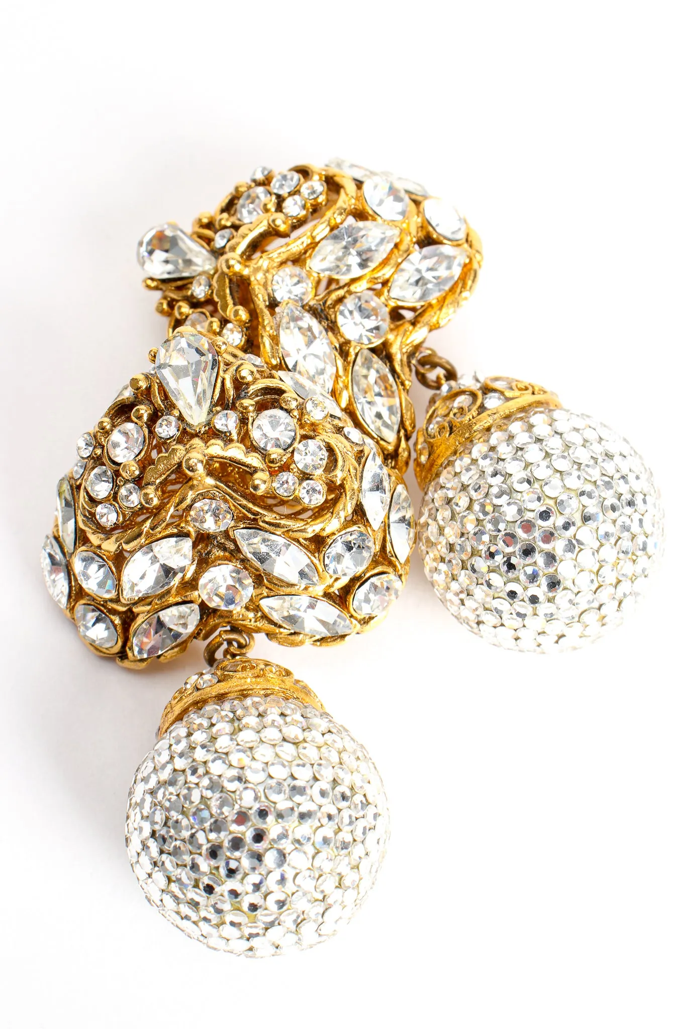 Crystal Spade Drop Earrings
