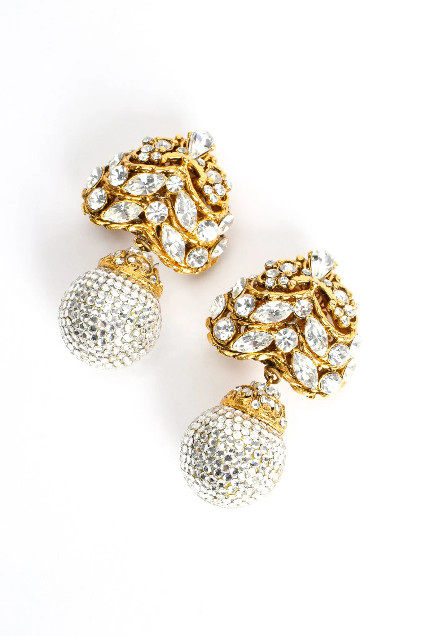 Crystal Spade Drop Earrings