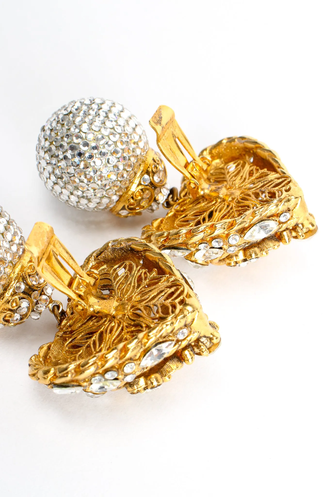 Crystal Spade Drop Earrings