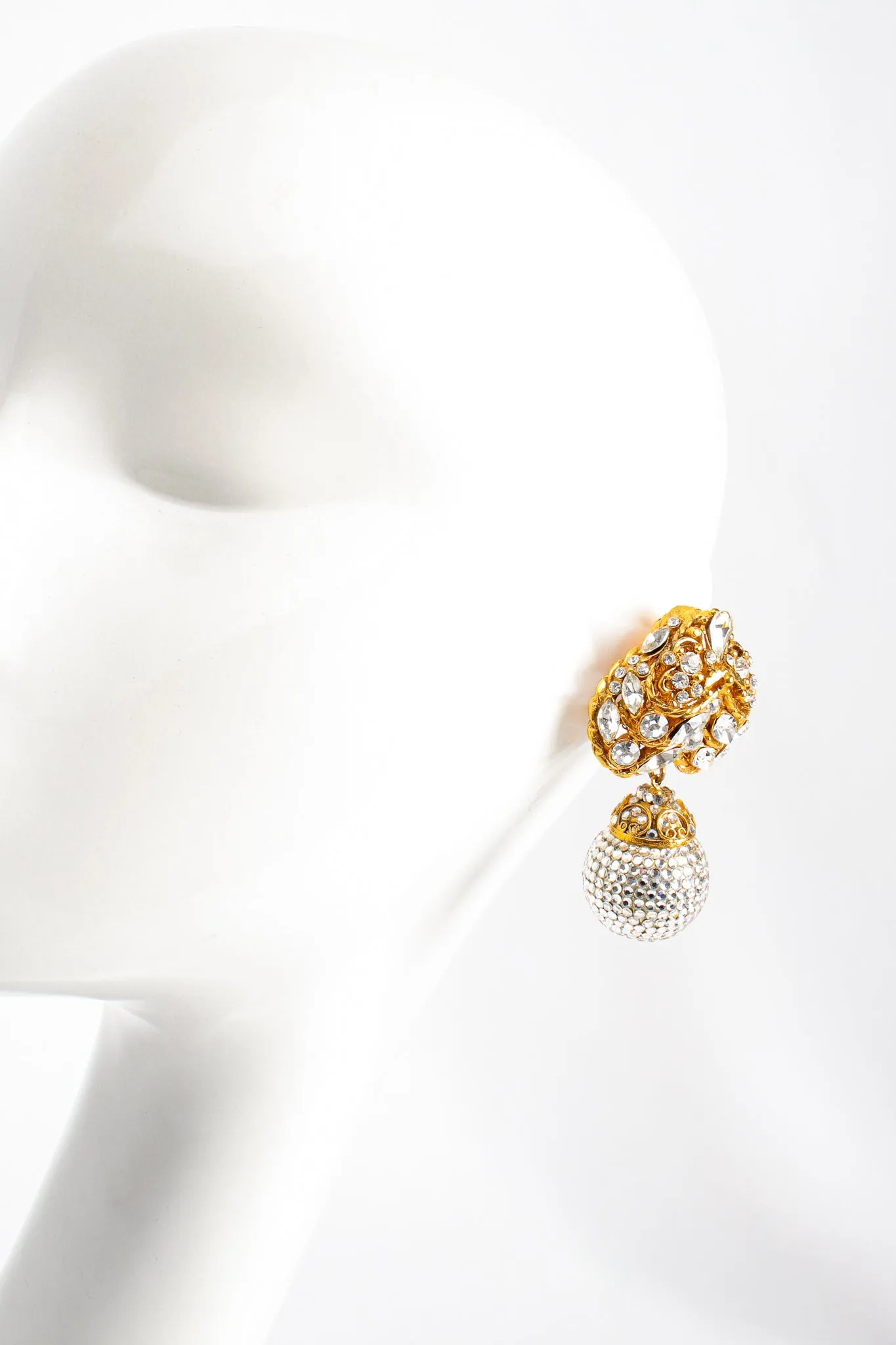 Crystal Spade Drop Earrings