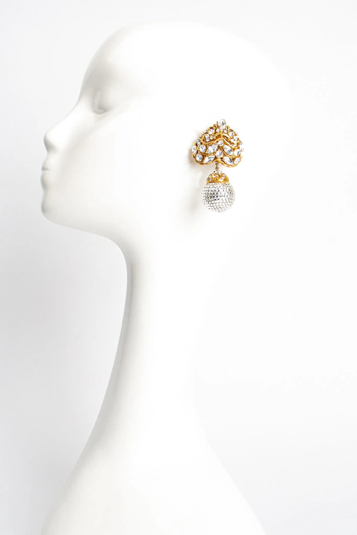 Crystal Spade Drop Earrings