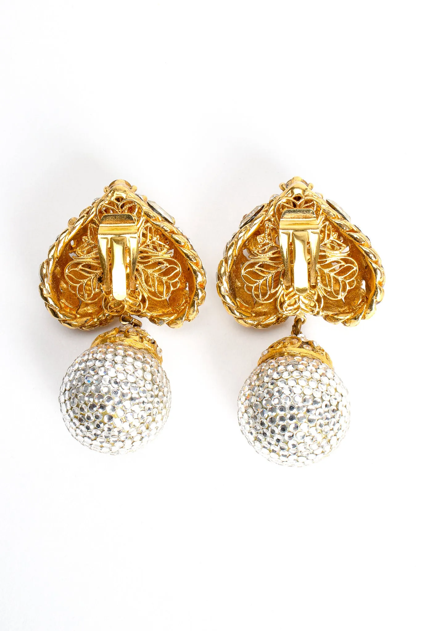 Crystal Spade Drop Earrings