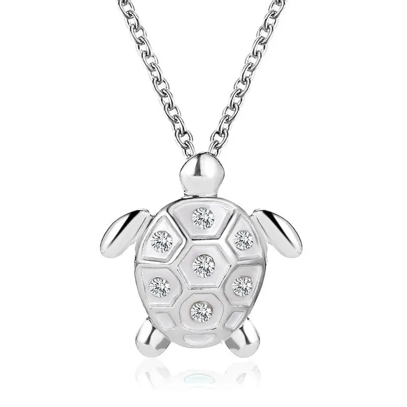 Crystal Tides - White Necklace