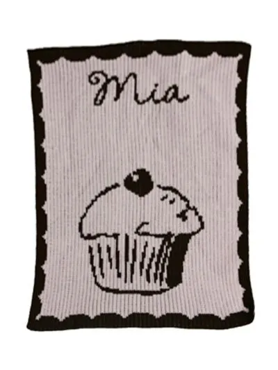 CUPCAKE & NAME BLANKET