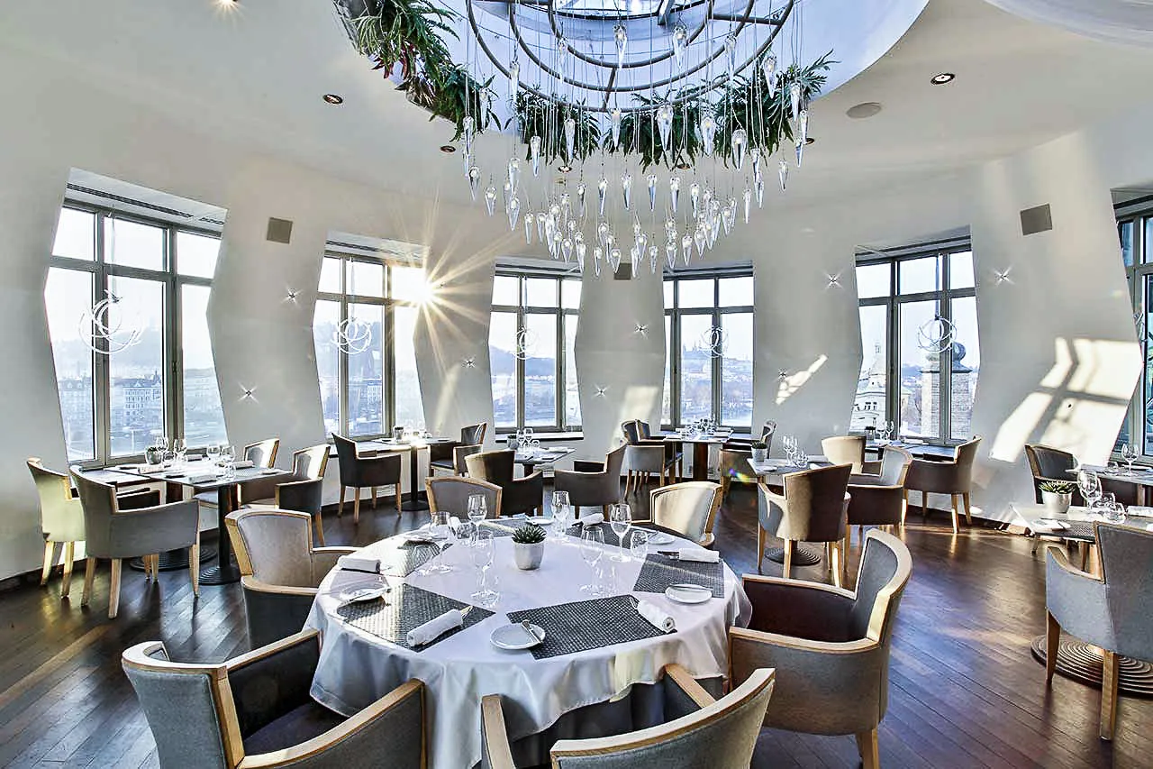 Dancing House Restaurant, Prague