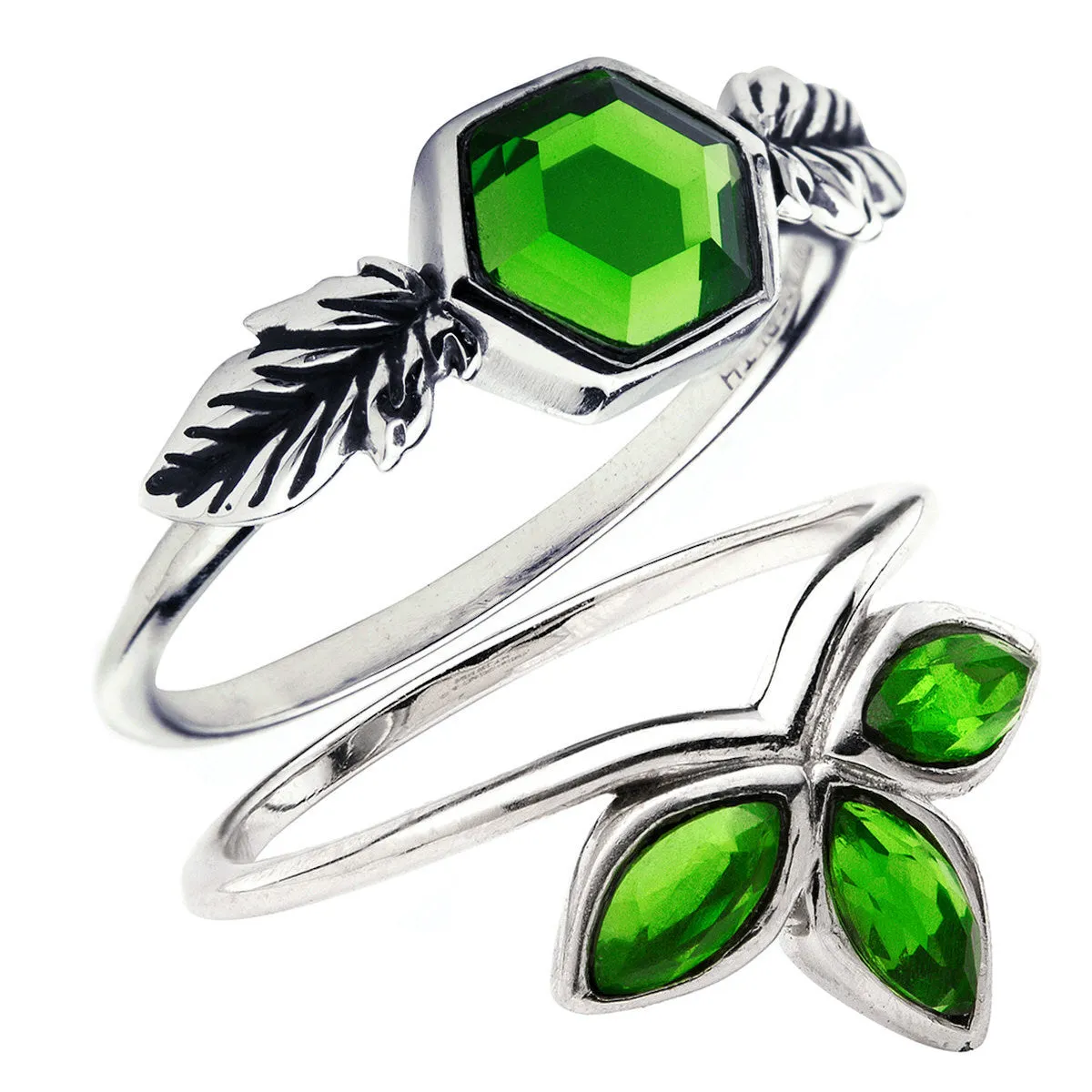 DC X RockLove POISON IVY Leaflet Stacker Ring