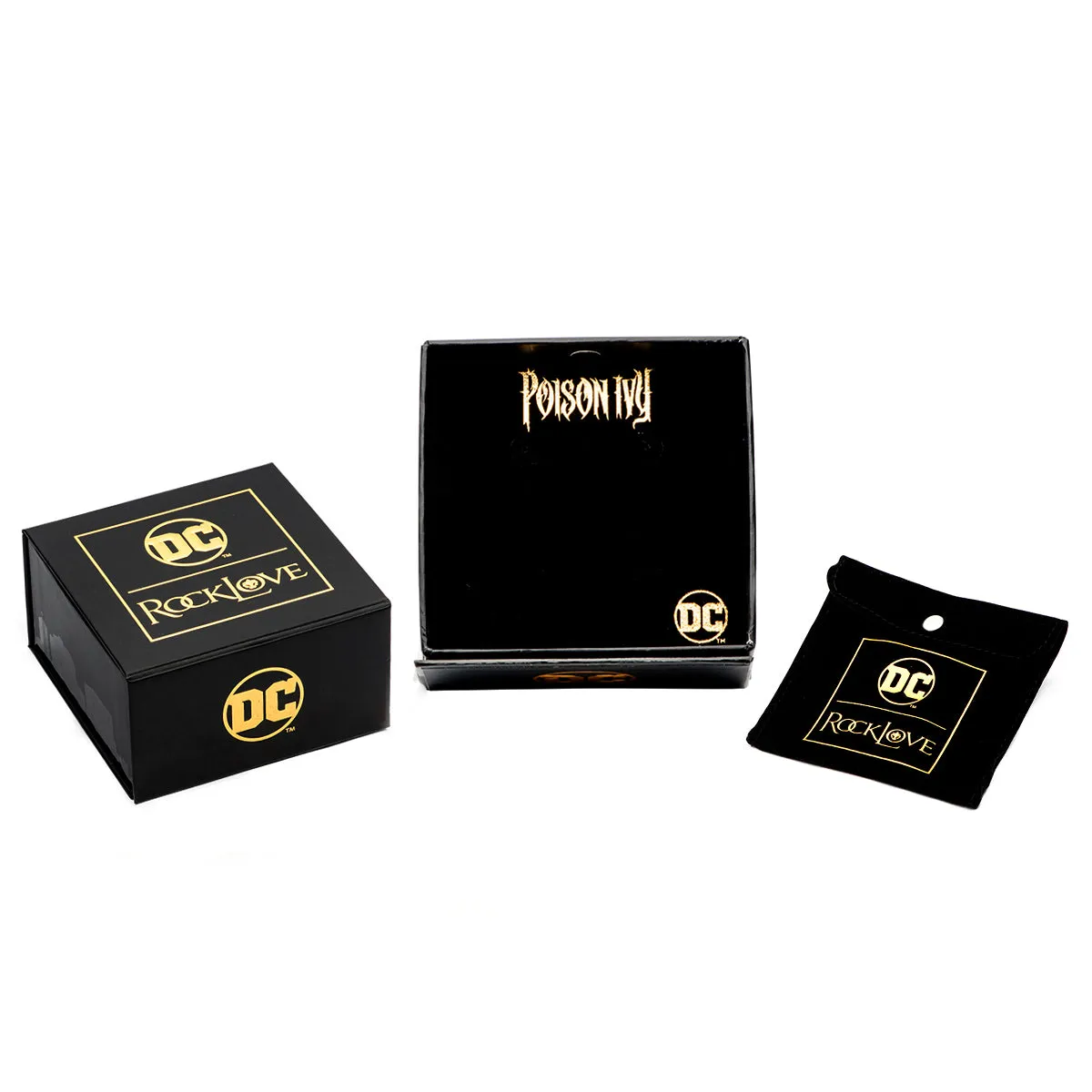 DC X RockLove POISON IVY Leaflet Stacker Ring