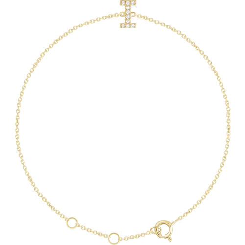Diamond Initial Bracelet