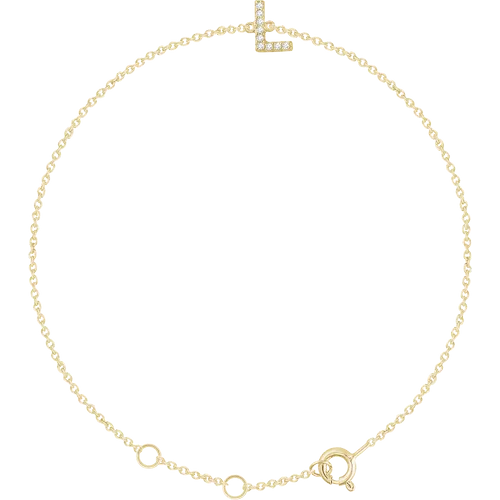 Diamond Initial Bracelet