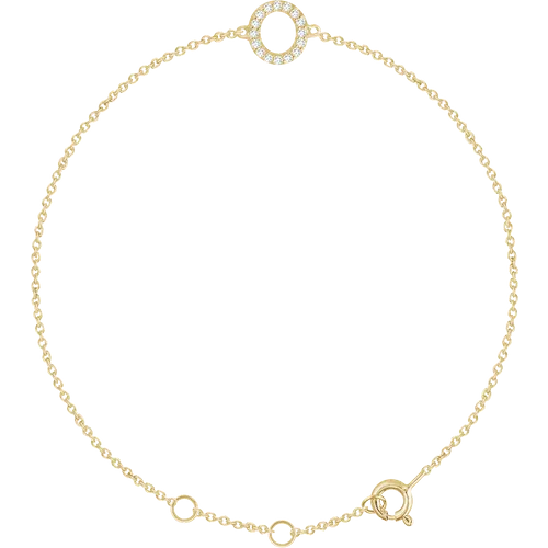 Diamond Initial Bracelet