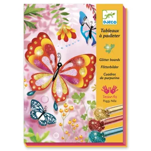 Djeco Glitter Boards – Glitter Butterflies