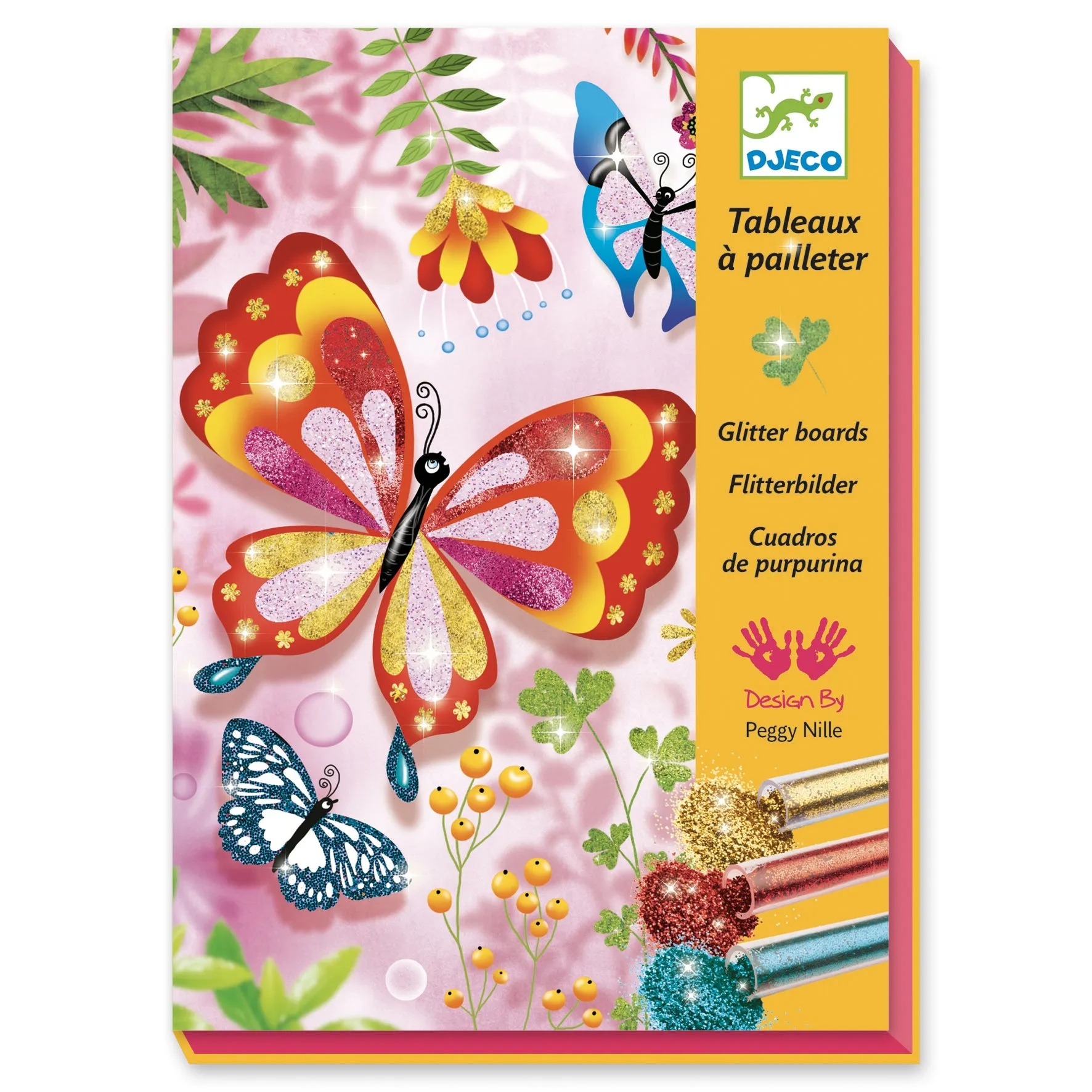 Djeco Glitter Boards – Glitter Butterflies