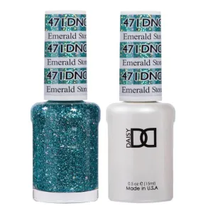 DND / Gel Nail Polish Matching Duo - Emerald Stone 471