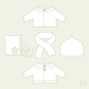 Doll Knits Knitting Pattern BUNDLE ~ 5 Patterns