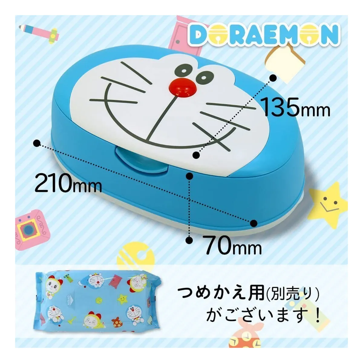 Doraemon Wet Tissue with Case
