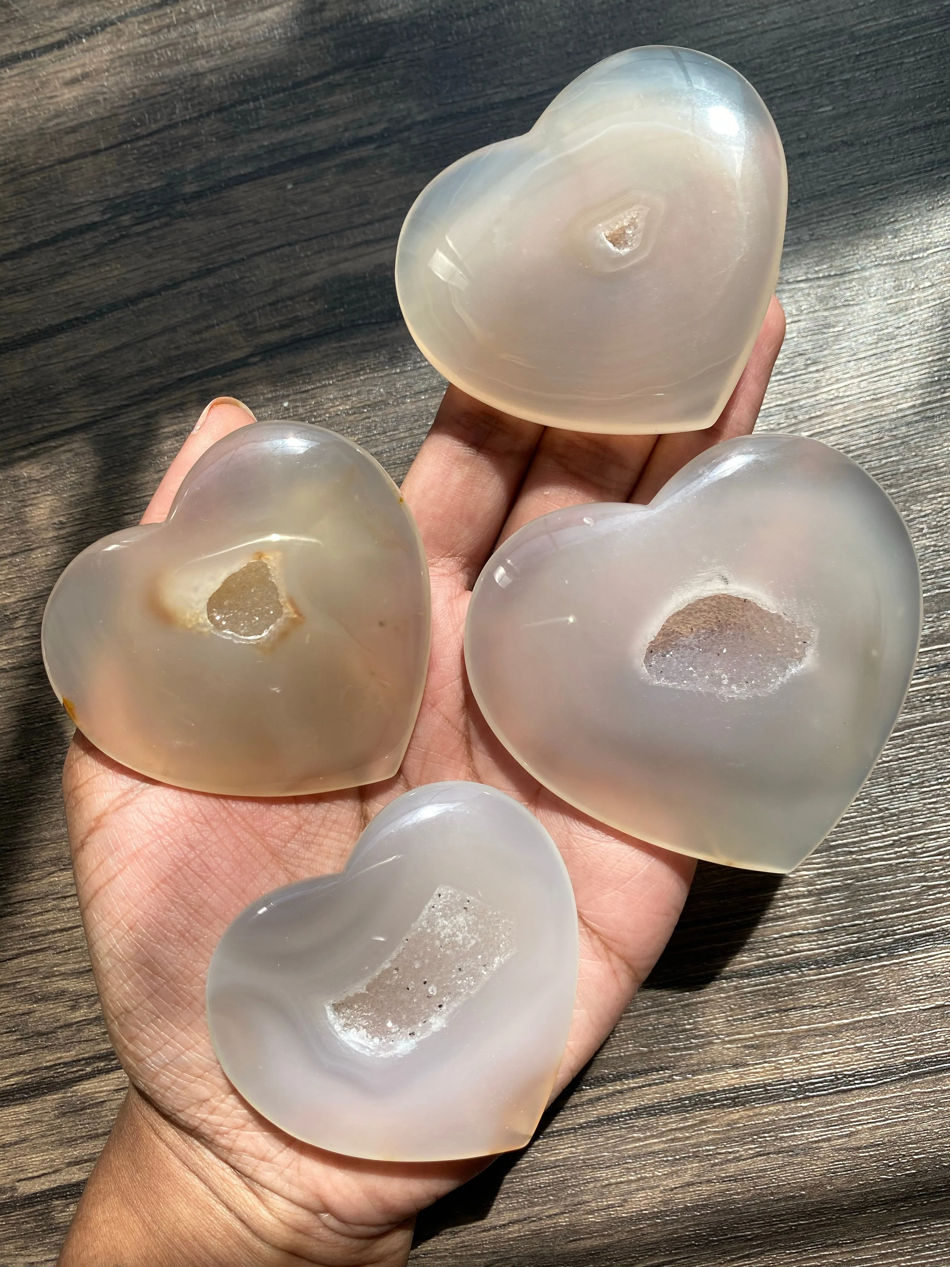 Druzy Agate Heart (Type 2)