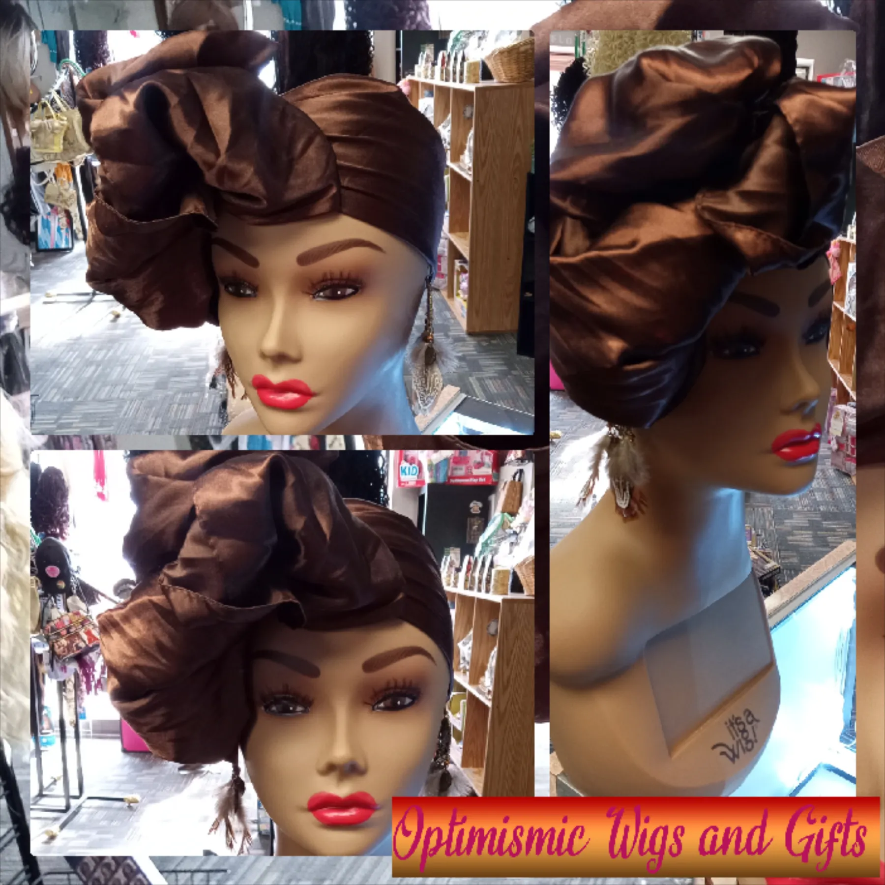 Ebony Head Scarves $17 Optimismic Wigs and Gifts Shop West St Paul MN