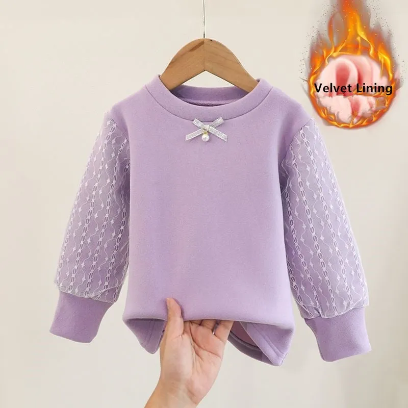 Elena Velvet Longsleeve Top