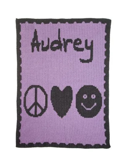 EMOJI COMBO & NAME STROLLER BLANKET