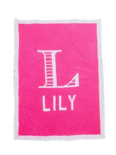 ENGRAVED INITIAL & NAME BLANKET