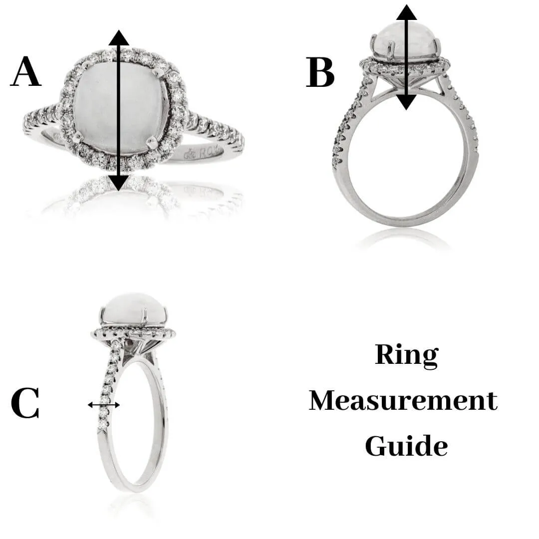 Fluttering Winged Butterfly Sapphire & Diamond Ring
