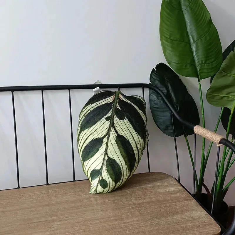 For the Love of Monstera Leaf Decorative Throw Pillow