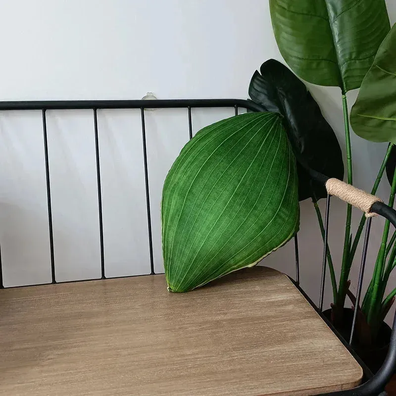 For the Love of Monstera Leaf Decorative Throw Pillow